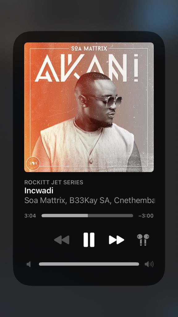I had a tough time picking a favorite track from the Soa Mattrix album #Akani because every song is a banger.

 It's been on constant replay, 
🔂🔥🎶

Check it out :soamattrix.lnk.to/Akani