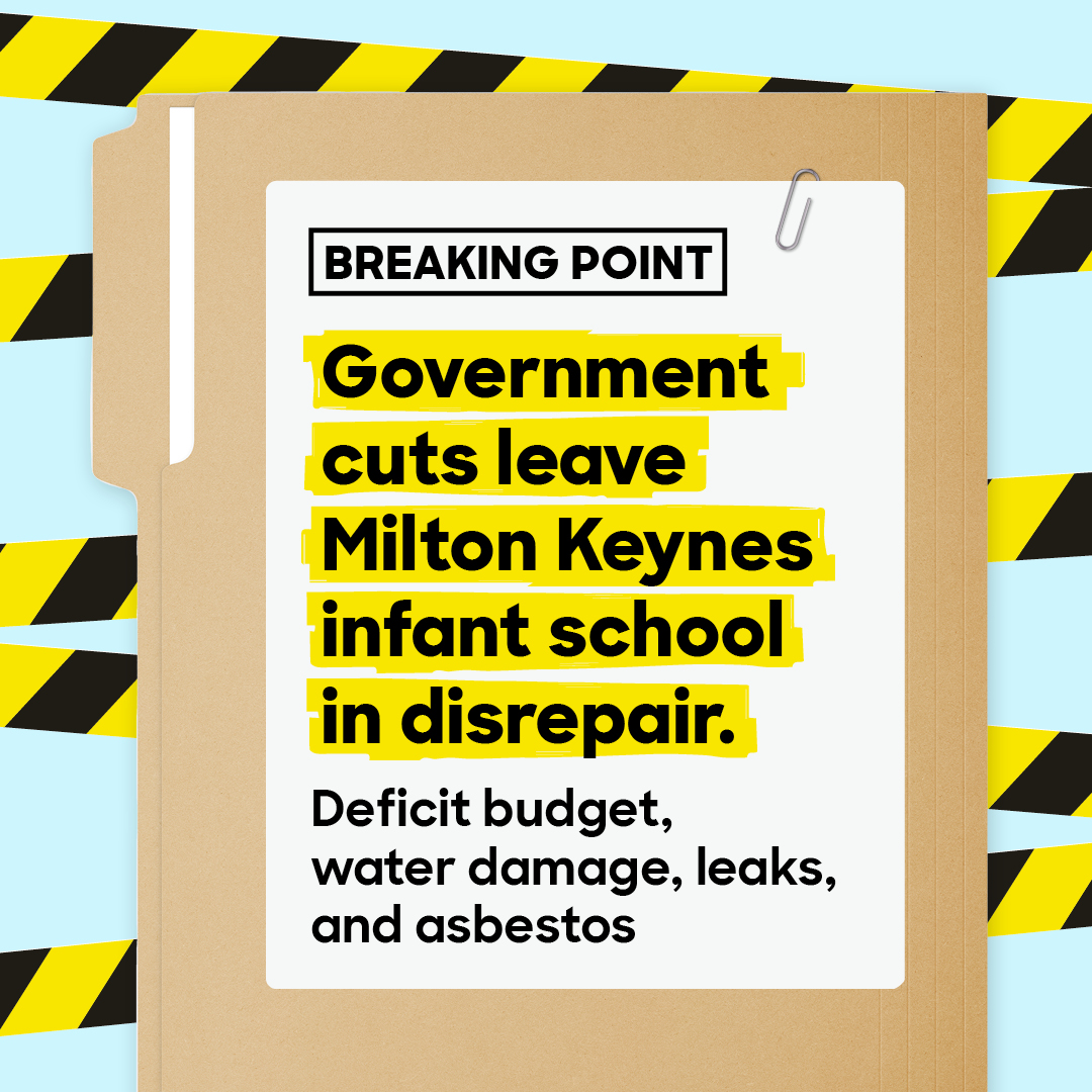 SchoolCuts's tweet image. 1/ ⚠️ Government cuts are leaving school buildings across the country unable to make much-needed repairs.

🧵 Read about the challenges this infant school is facing: