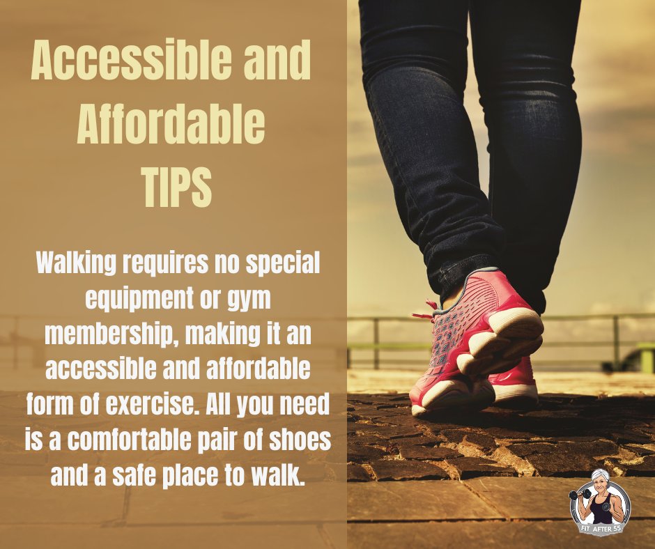 Fitness for all, without breaking the bank! 🚶‍♂️💰 Walking is the ultimate accessible and affordable workout – just lace up and go! No fancy gear or pricey memberships required. #WalkingWorkout #AffordableFitness #AccessibleExercise