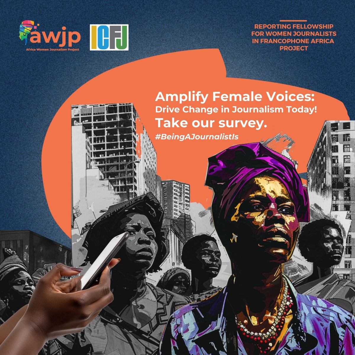 Female voices in journalism drive change. Join us in shaping the future by taking our survey here bit.ly/43TA7Yn #BeingAJournalistIs #MediaSurvey