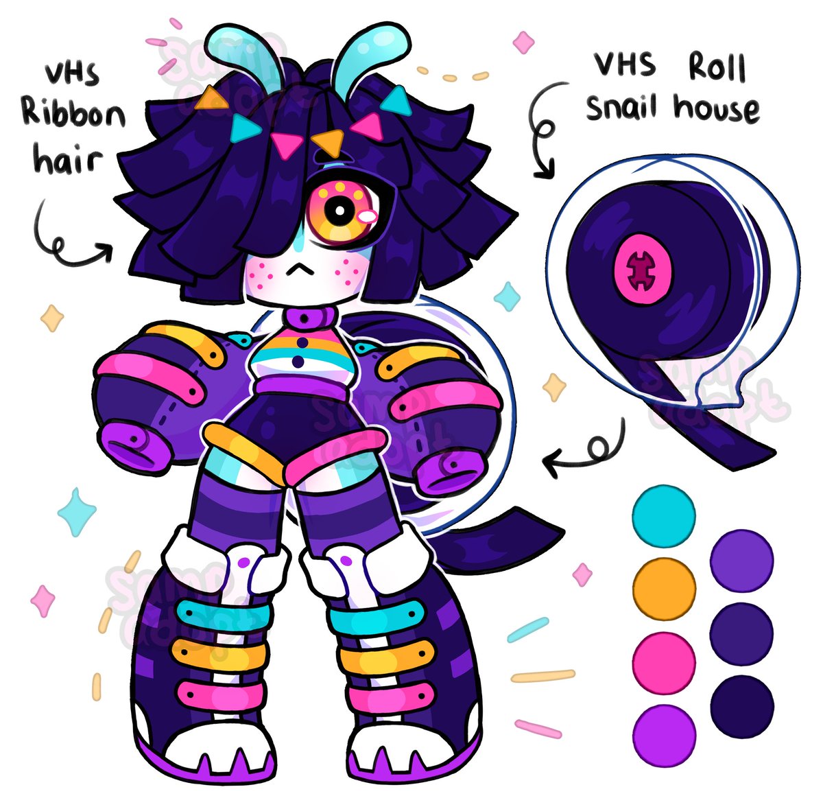 (VHS Snail) adopt auction (OPEN)   
Sb: 15 USD   
Ab: 70 USD
bid will only last for 24 hours after the last bid

#adoptables #Auction #adoptable #Adopt #adopts #adoptableauction #adoptsopen #auctionopen #adoptableopen