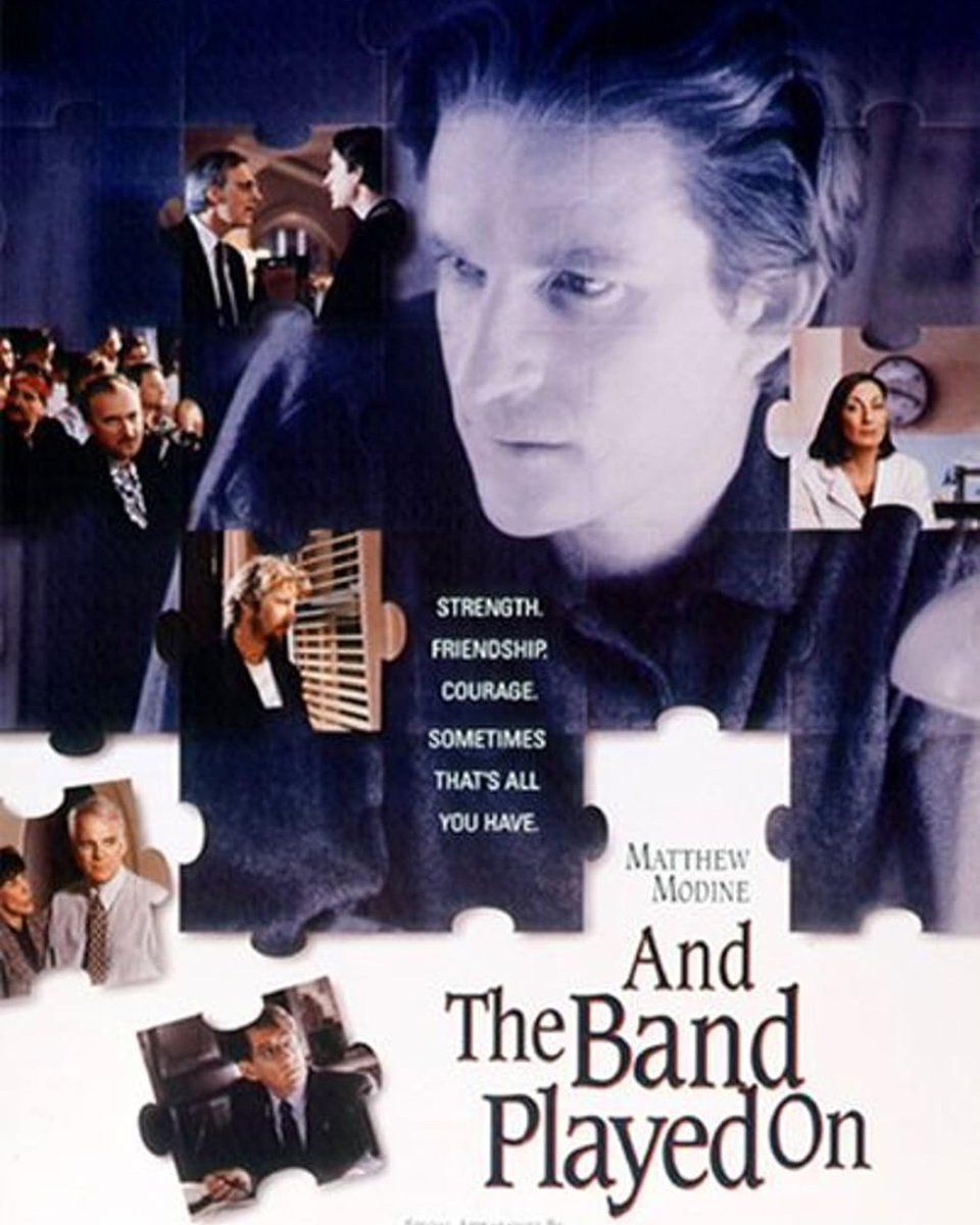The 1993 film 'And the Band Played On' tells the story of the early rise of the AIDS epidemic and the resistance by politicians and doctors to tackle the spread of the virus. It’s well worth a watch 🙌 @ViiVHC