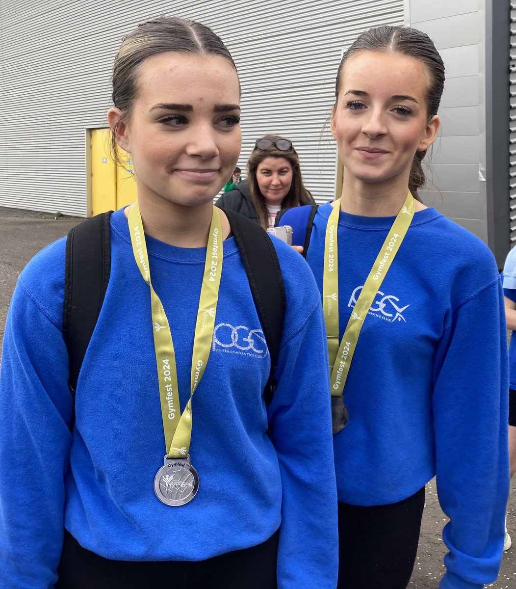 Fabulous performances from Jenna & Ellie in Motherwell on Sunday with @PerthGymnastics @ASHighlandPerth @PitlochrySchool