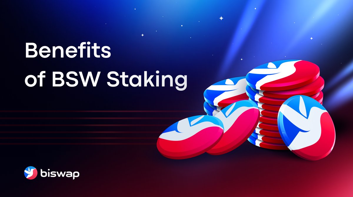 🤩Benefits of BSW Staking Pools!🤩 Biswap's lucrative solutions stand out from other DEXs': 🔸Investment Pool - Stake & earn BSW with superior APRs - Receive oBSW to enter the Real Yield Pool - Get vBSW as your voting power 👉🏻 biswap.org/investment_pool 🔸Classic Pool - Stake BSW…