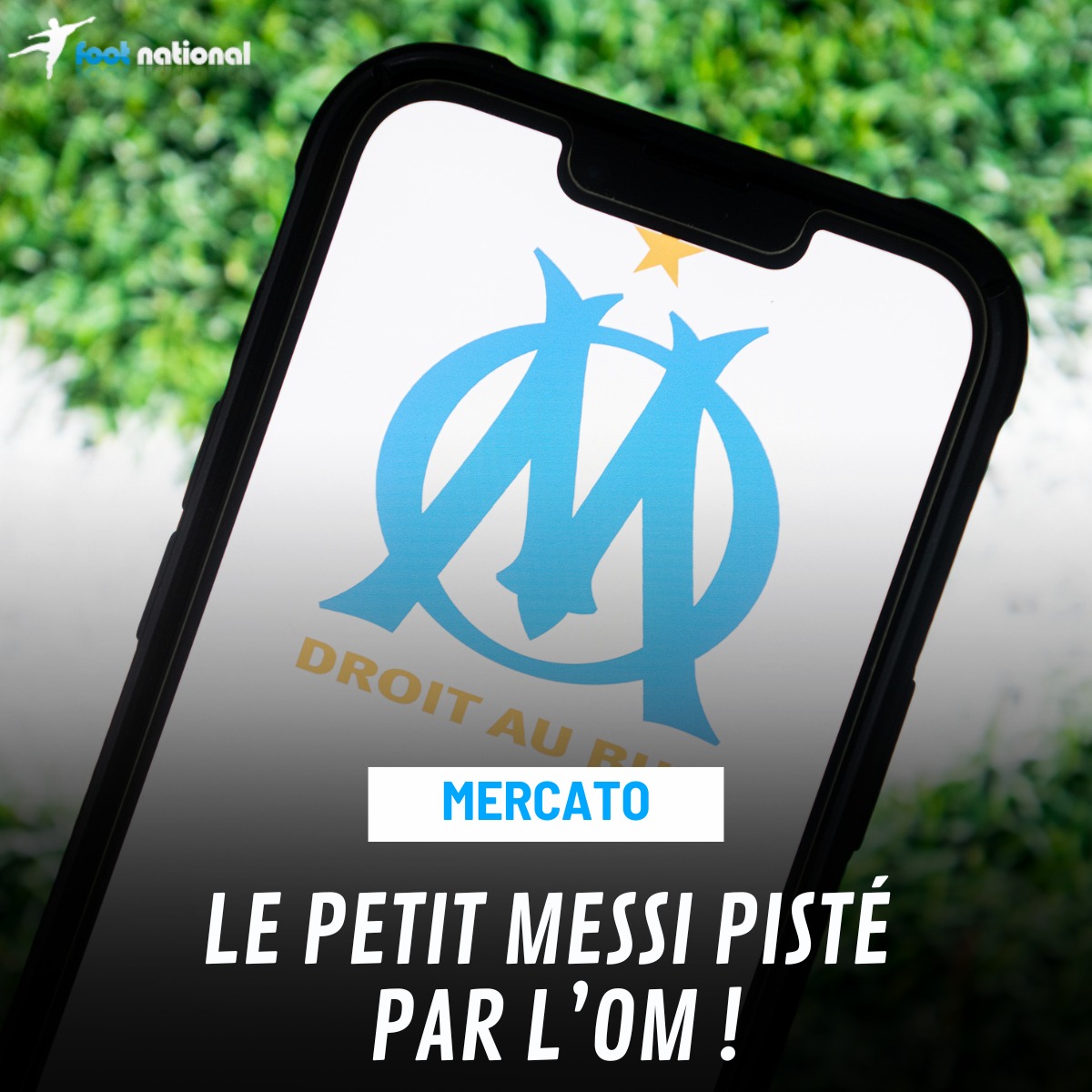 L’OM souhaiterait s’offrir un très gros coup sur le marché des transferts en attirant Messi ! 😱🔥 #MercatOM #TeamOM Plus d’infos 👉 urlz.fr/qAT9