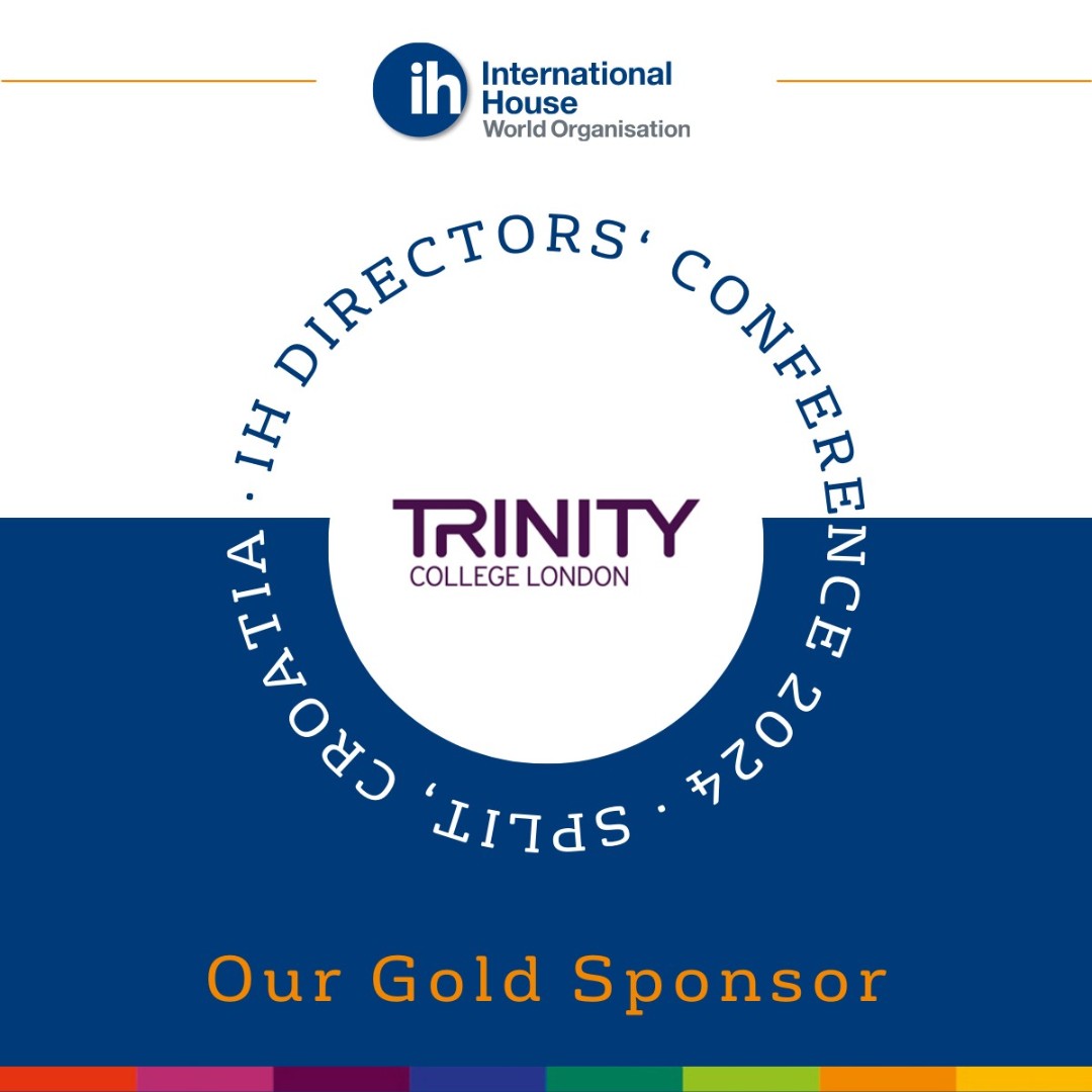 Thank you to our Gold Sponsors of the IH Directors’ Conference 2024, @TrinityC_L

Learn more about their qualifications for language students here 👇 trinitycollege.com/qualifications

#IHDirConf2024 #ihworld #InternationalHouse #IHNetwork #IHEvents