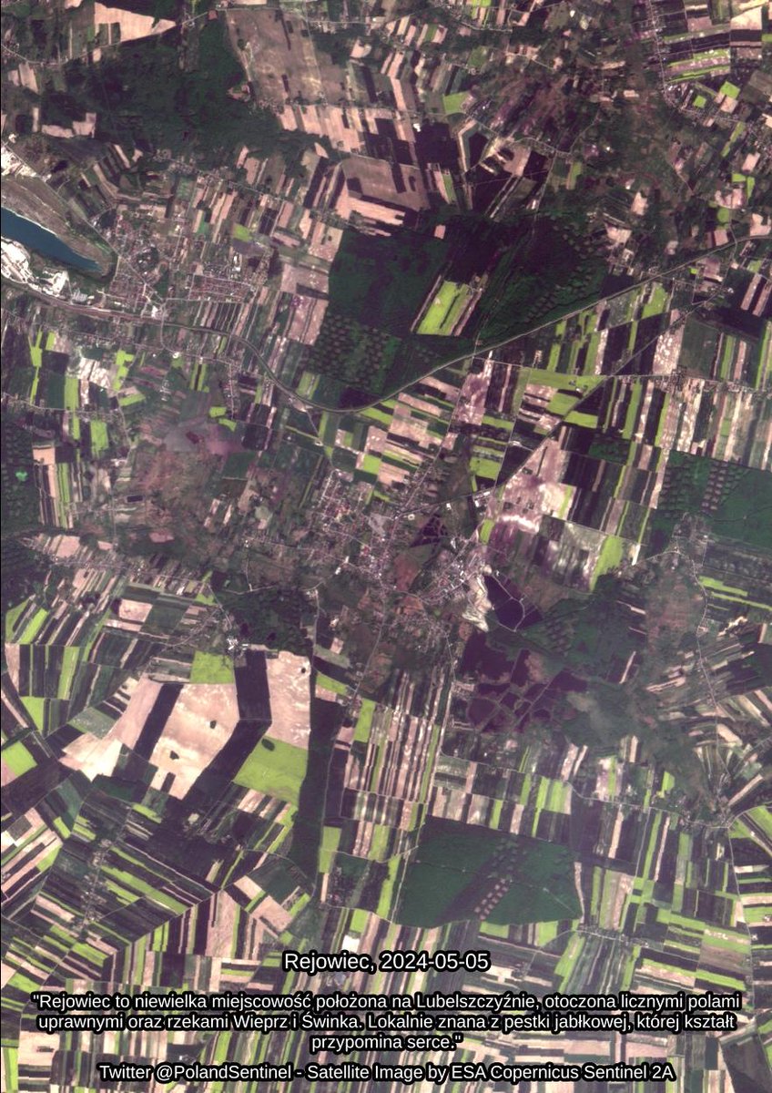 Rejowiec - 2024-05-05 - Satellite Image by ESA Sentinel 2A - #SatelliteImagery #Copernicus #Sentinel2