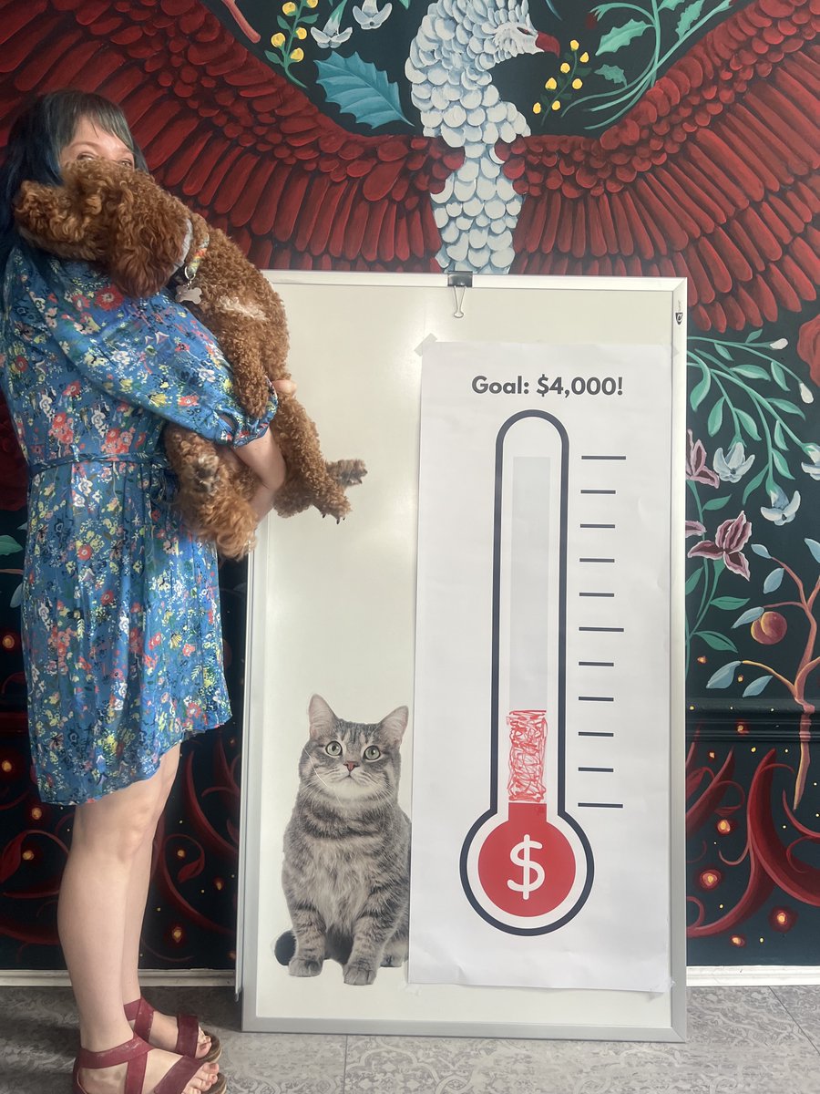 Good morning! It's time to give to my beloved Lexington Writer's Room -- and the Scalzi Family Foundation has generously offered to match the next $1,000 of donations! We're already to cat money! Help us get to dog money! kygives.org/organizations/…