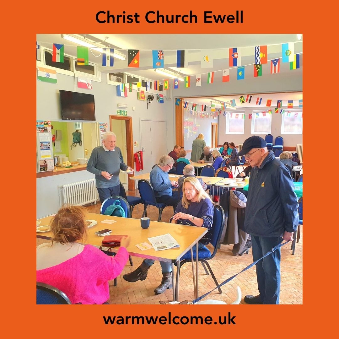 We love to see your images of Warm Welcome Spaces in action. This is from Christ Church in Ewell, who posted about their 'Coffee Drop In', meeting new people and going for seconds of the cauliflower and cheese home-made soup!' #community #WarmWelcome