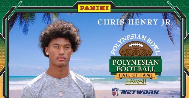 Santa Ana (Calif.) Mater Dei ’26 WR and #OhioState commit Chris Henry is the latest big time prospect added to the Polynesian Bowl 247sports.com/article/five-s…