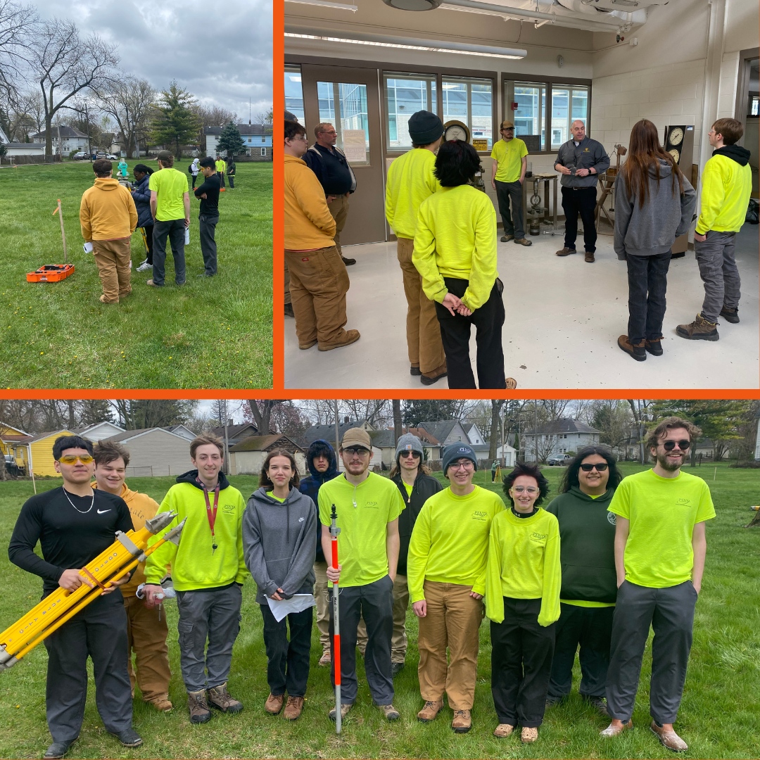 pentacareerctr's tweet photo. ✨ Our Construction Remodeling and Heating &amp; Air Conditioning students had an opportunity to visit @UToledo's College of Engineering! From setting up total stations to testing concrete cylinders, they got experience and insight into potential careers like surveying. #SuccessReady https://t.co/gvGBIs3xus