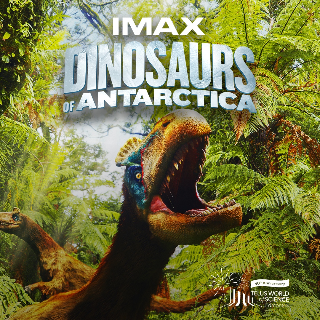 🚀 Journey back hundreds of millions of years and roam the primitive forest and thick swamps with bizarre dinosaurs and colossal amphibians! 🌿🦖 🎟️ Tickets: twose.ca/dinos-antarcti… #yeg #yeggers #yeglocal #YegFilm #YegMovie #dinosaurs