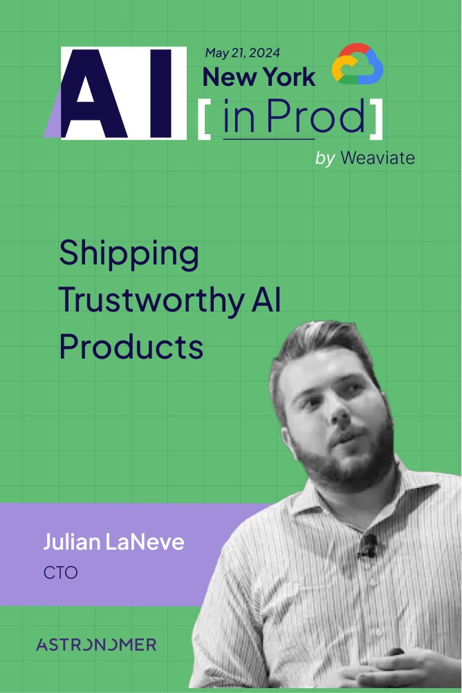 We’re excited to share the full list of speakers for our upcoming event AI [in Prod] at the @googlecloud office in NYC. Join us to gain insights from experts building enterprise-grade AI applications, meet fellow builders, and learn how to take your own projects to the next…