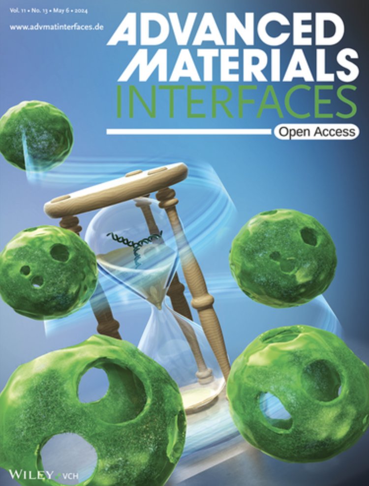 Our paper was selected as a cover picture of the issue in Adv. Mater. Interfaces: Liquid DNA Coacervates form Porous Capsular Hydrogels via Viscoelastic Phase Separation on Microdroplet Interface, Morita et al. 
onlinelibrary.wiley.com/toc/21967350/2…