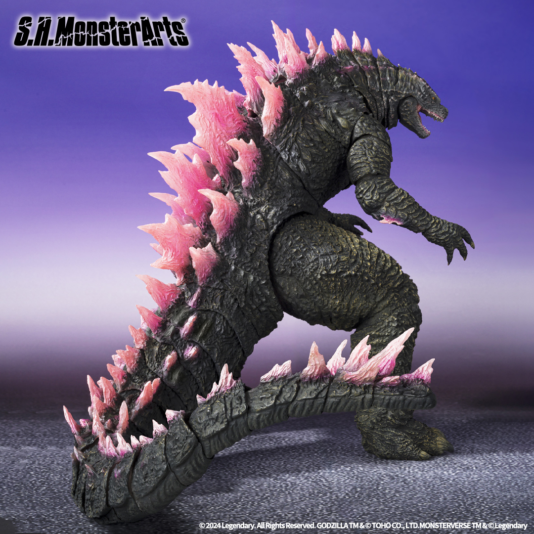 ICYMI
GODZILLA (2024) EVOLVED Ver. FROM GODZILLA × KONG: THE NEW EMPIRE is the latest S.H.MonsterArts available for pre-order from TAMASHII NATIONS!

MSRP $130

More Info
tamashiiweb.com/item/14925/?wo…

#godzilla #godzillaxkongthenewempire #shmonsterarts #tamashiinations