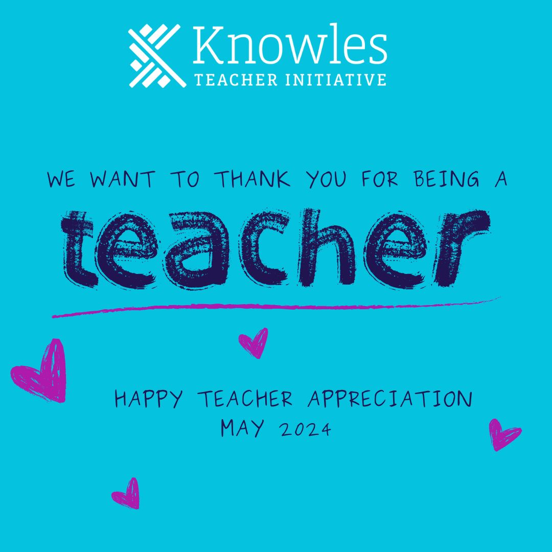 Today, on #TeacherAppreciationDay, we want to express our heartfelt gratitude to all the incredible educators who dedicate their time, energy, and passion to shaping young minds. Your impact goes far beyond the classroom, and we are truly grateful.
#KnowlesLovesTeachers