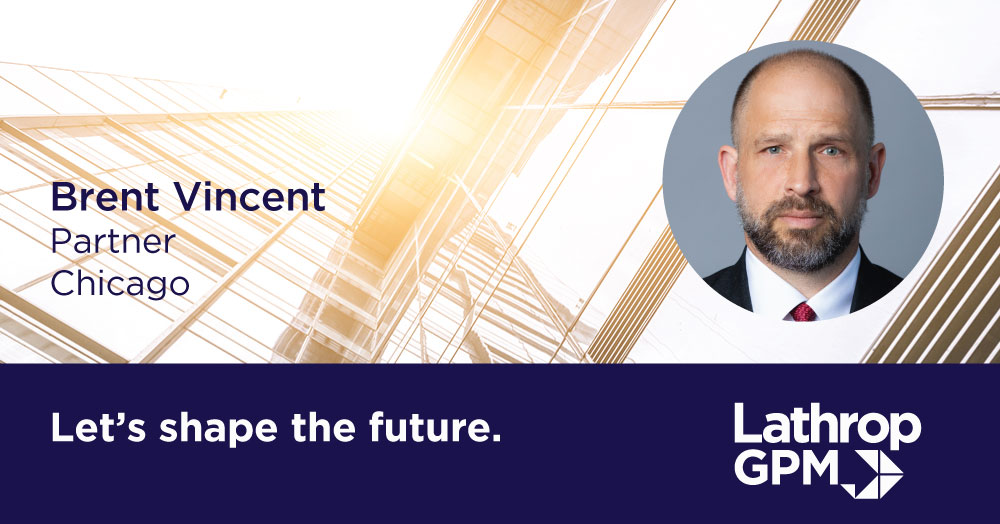 Lathrop GPM welcomes Brent Vincent as a partner in the Tort, Insurance & Environmental practice group. He is based in the Chicago office and licensed in Illinois. His practice focuses on insurance recovery and complex #CommercialLitigation. bit.ly/4b6Zgl8

#LawFirmGrowth