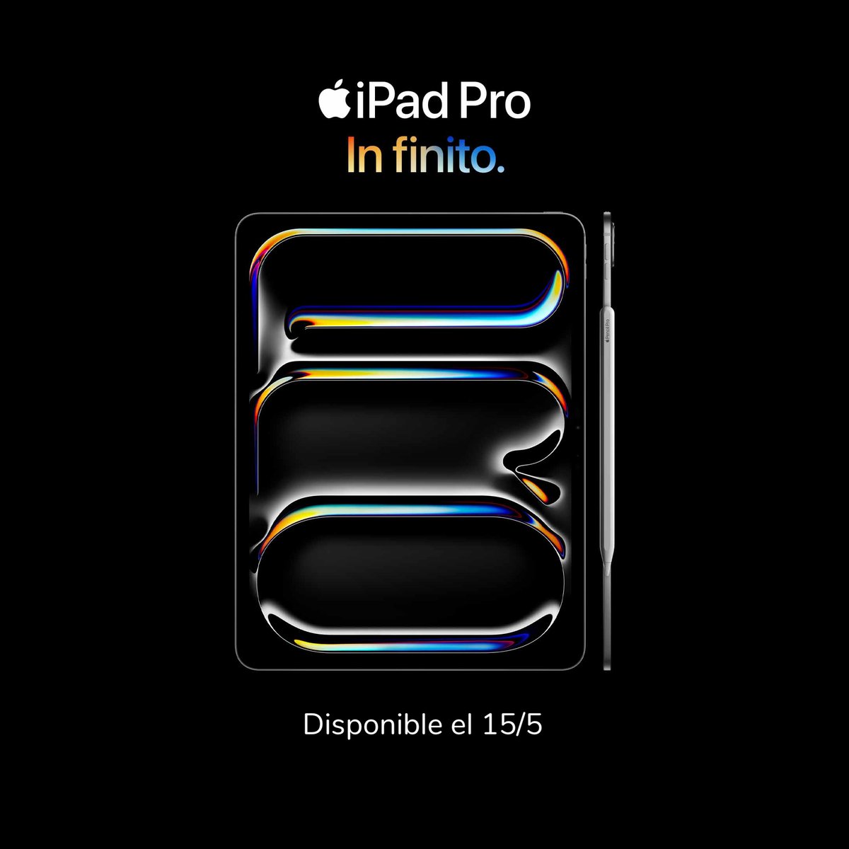 El nuevo iPad Pro es increíblemente fino y cuenta con el rendimiento brutal del chip M4 de Apple, la revolucionaria pantalla Ultra Retina XDR y conexiones Wi‑Fi y 5G2 super veloces. En definitiva, un Rendimiento de clase business
Disponible en iDoo el 15/5