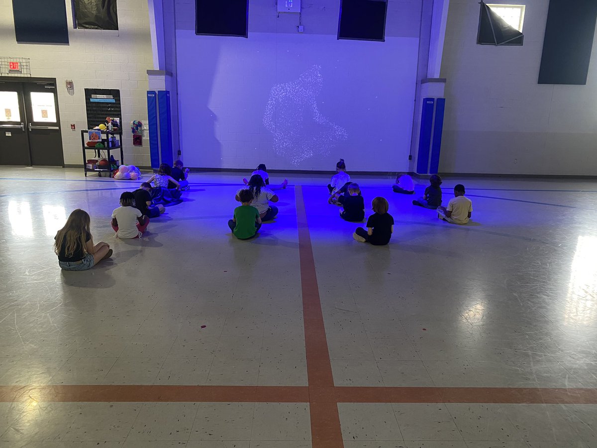 Ms. Prescott’ 1st grade PE class is Tuning in to Tuesday with a little meditation and breathing! <a href="/MNPS_kidshealth/">MNPS Healthy Schools</a> #MNPSWellnessWeek2024