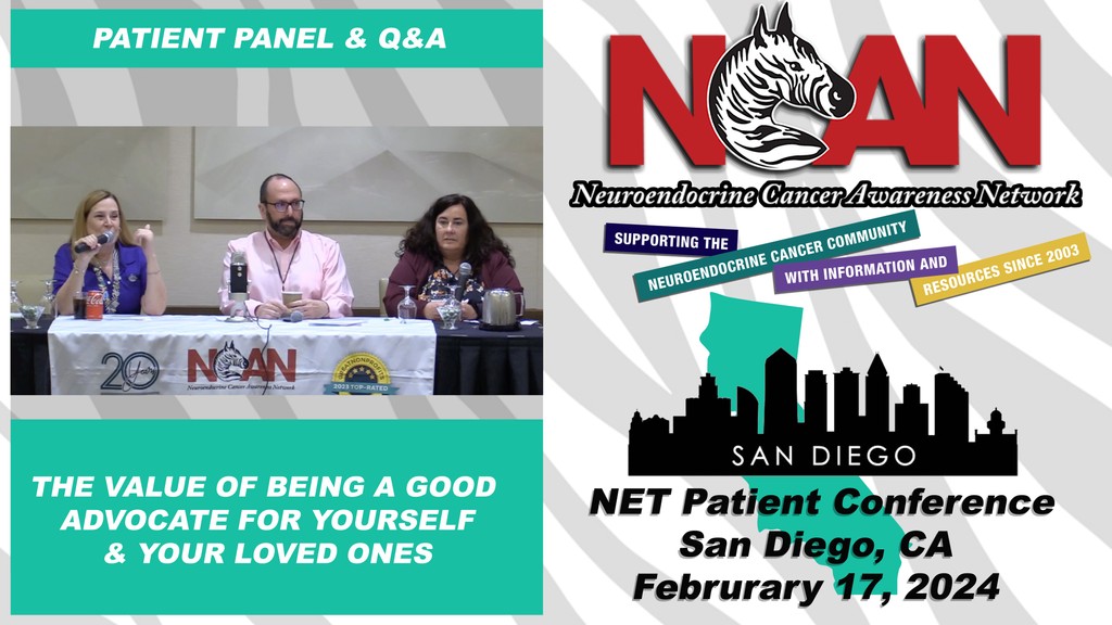 We've got brand new content from our NET Patient Conference in San Diego, CA on our YouTube Page! Check them out now! youtube.com/@neuroendocrin… #NeuroendocrineCancer #NeuroendocrineTumor #NETs #ZebraStrong #NETCancerAwareness #NCAN #CancerSupport