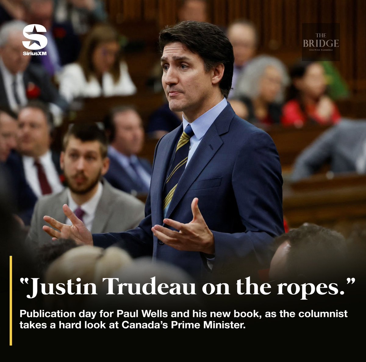 What’s the real story behind Justin Trudeau’s leadership? Today, author Paul Wells joins to discuss his new book “Justin Trudeau - On The Ropes.”

Listen at noon EST on <a href="/CanadaTalks167/">SiriusXM Canada Talks</a>, and wherever you get your podcasts.