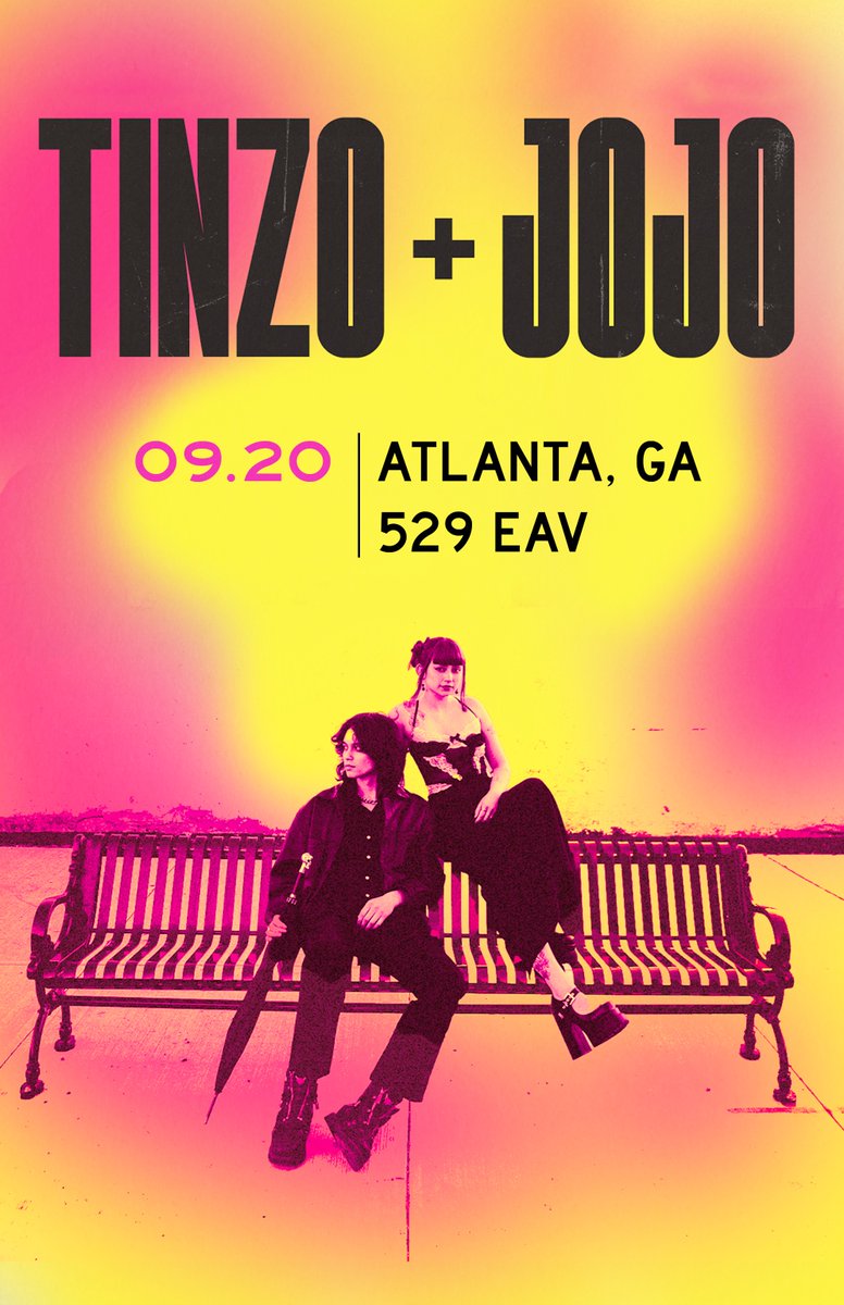 NEW ONE :: Tinzo + Jojo play 529 September 20. Tickets on sale this Friday at 10am!