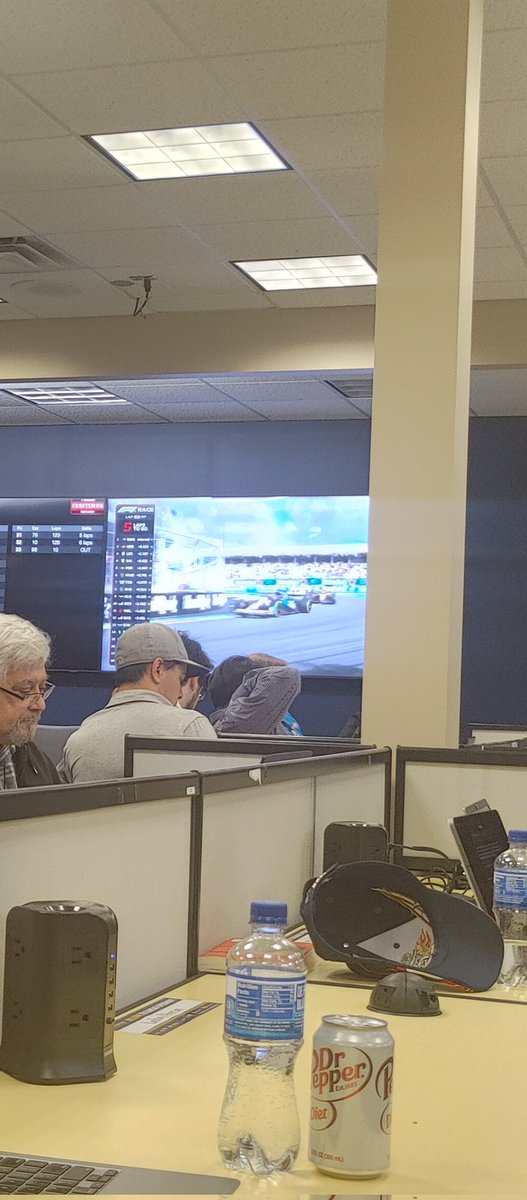 I will say it helped pass the time in the @kansasspeedway media center during the rain delay.