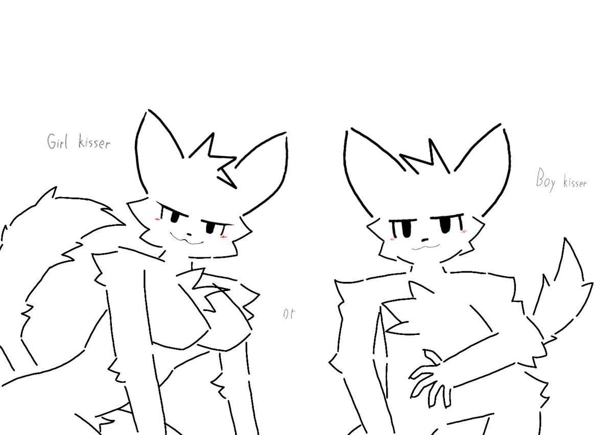 MOTH564559's tweet photo. 1 or 2 ? :> #furry #boykisser https://t.co/zk3DjnvqRx