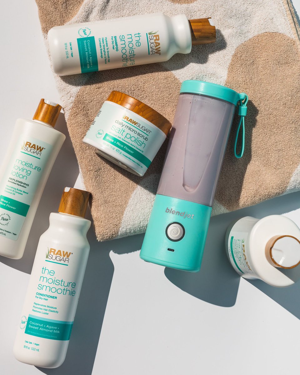 BlendJet® (@blendjet) on Twitter photo May is here & it is officially time to bloom ⏰🌺. We’ve teamed up with our friends over <a href="/RawSugarLiving/">Raw Sugar Living</a> to help you nourish & flourish by gifting TWO winners the ultimate bundle.
WHAT YOU’LL WIN:
🩵 A $100 gift card from BlendJet
🩵 Bundle of Raw Sugar Products: Moisture May is here & it is officially time to bloom ⏰🌺. We’ve teamed up with our friends over <a href="/RawSugarLiving/">Raw Sugar Living</a> to help you nourish & flourish by gifting TWO winners the ultimate bundle.
WHAT YOU’LL WIN:
🩵 A $100 gift card from BlendJet
🩵 Bundle of Raw Sugar Products: Moisture