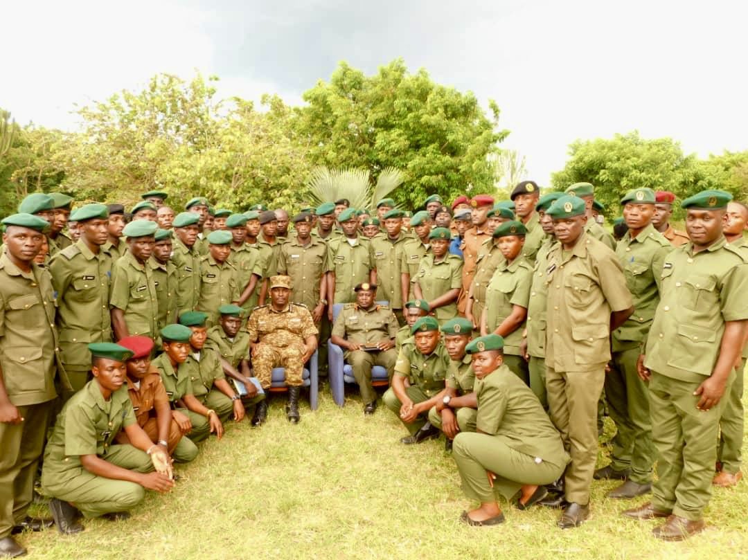 This afternoon, the Director delivered a Lecture of Opportunity to a team undergoing training at the School of Defence Intelligence and Security (SODIS) in Migyera. The presentation centered on the connection between National Security, Law and Order, and Socioeconomic