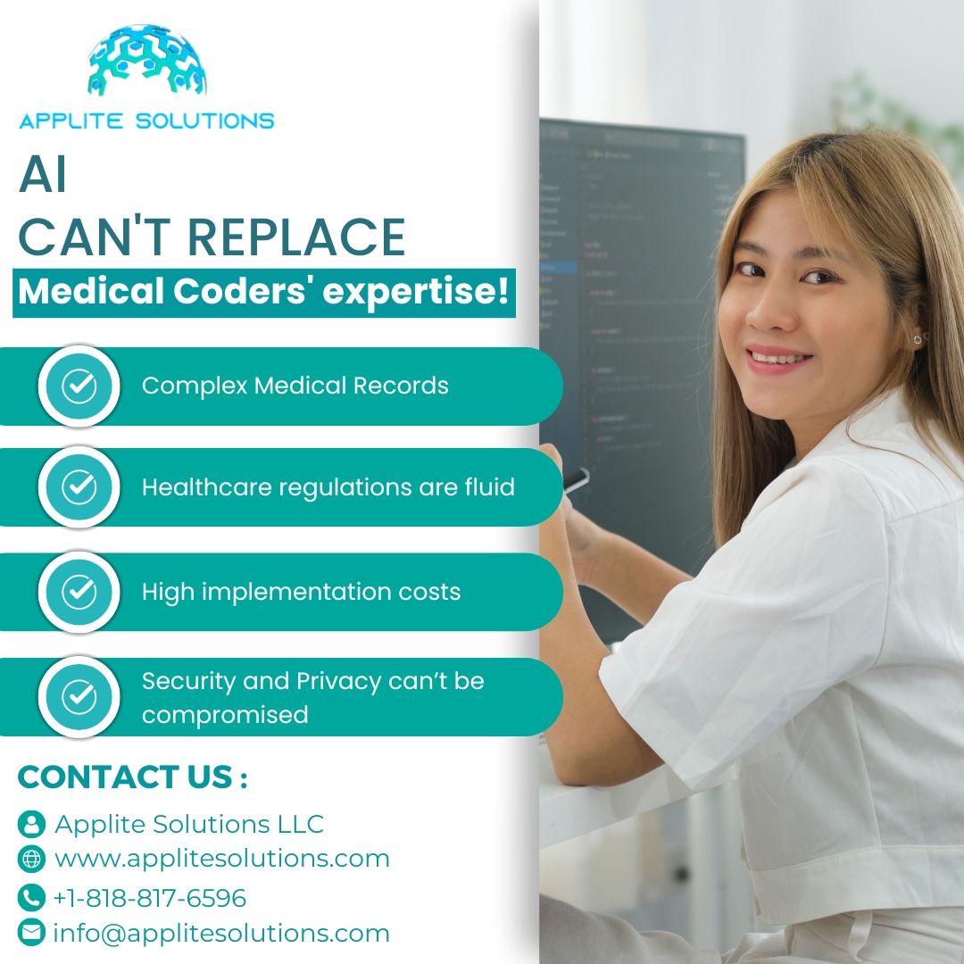 Even the most advanced AI cannot replicate the expertise and precision of human Medical Coders!

#MedicalBilling #HealthcareBilling #RevenueCycleManagement #InsuranceClaims #HealthcareFinance #CodingAndBilling #HealthcareReimbursement #MedicalCoding #ClaimProcessing