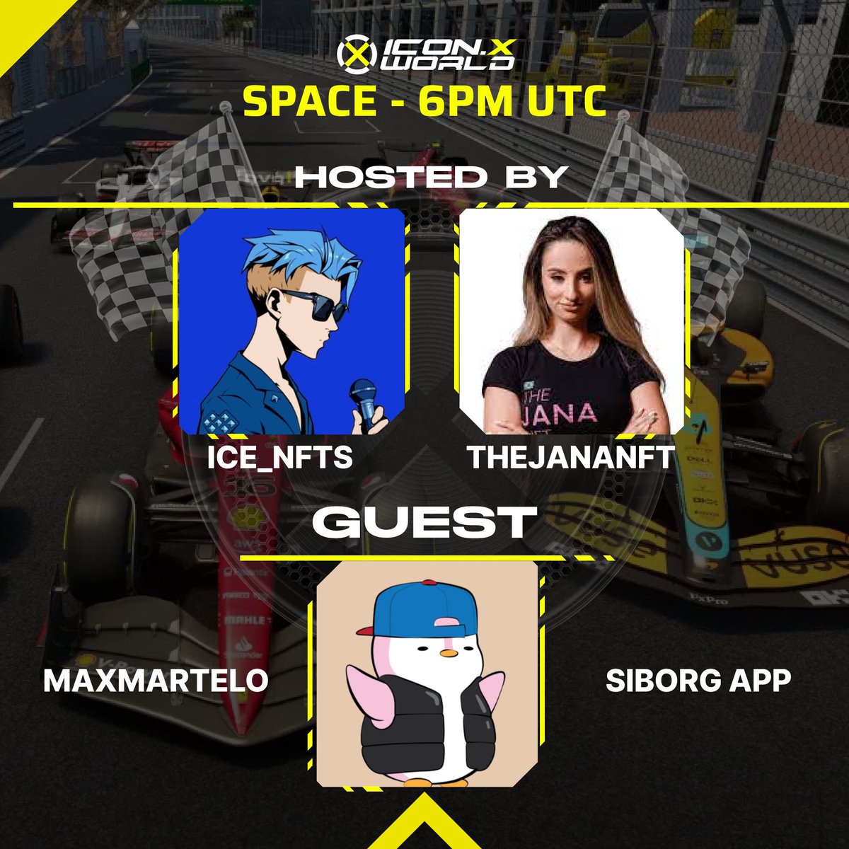 📢 Don't miss our SPACE 📢 This Thursday, @ice_nfts and @TheJanaNFT will be joined by @MaxMartelo, CEO of @siborgapp, to dive into the world of: SocialFi & Gaming. Set a reminder so you don't miss out on the action 📅 twitter.com/i/spaces/1vOxw… Rumor has it, besides the three…