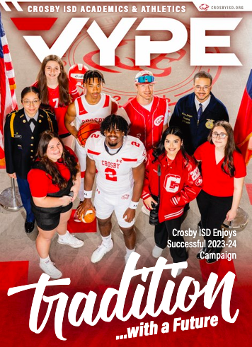 2023-2024 VYPE @CrosbyISD End Of The Year Magazine The 2023-2024 VYPE Crosby ISD End Of The Year Magazine is here to view. Be sure to check out the newest edition of the Crosby ISD Magazine below! READ:vype.com/2023-2024-vype…