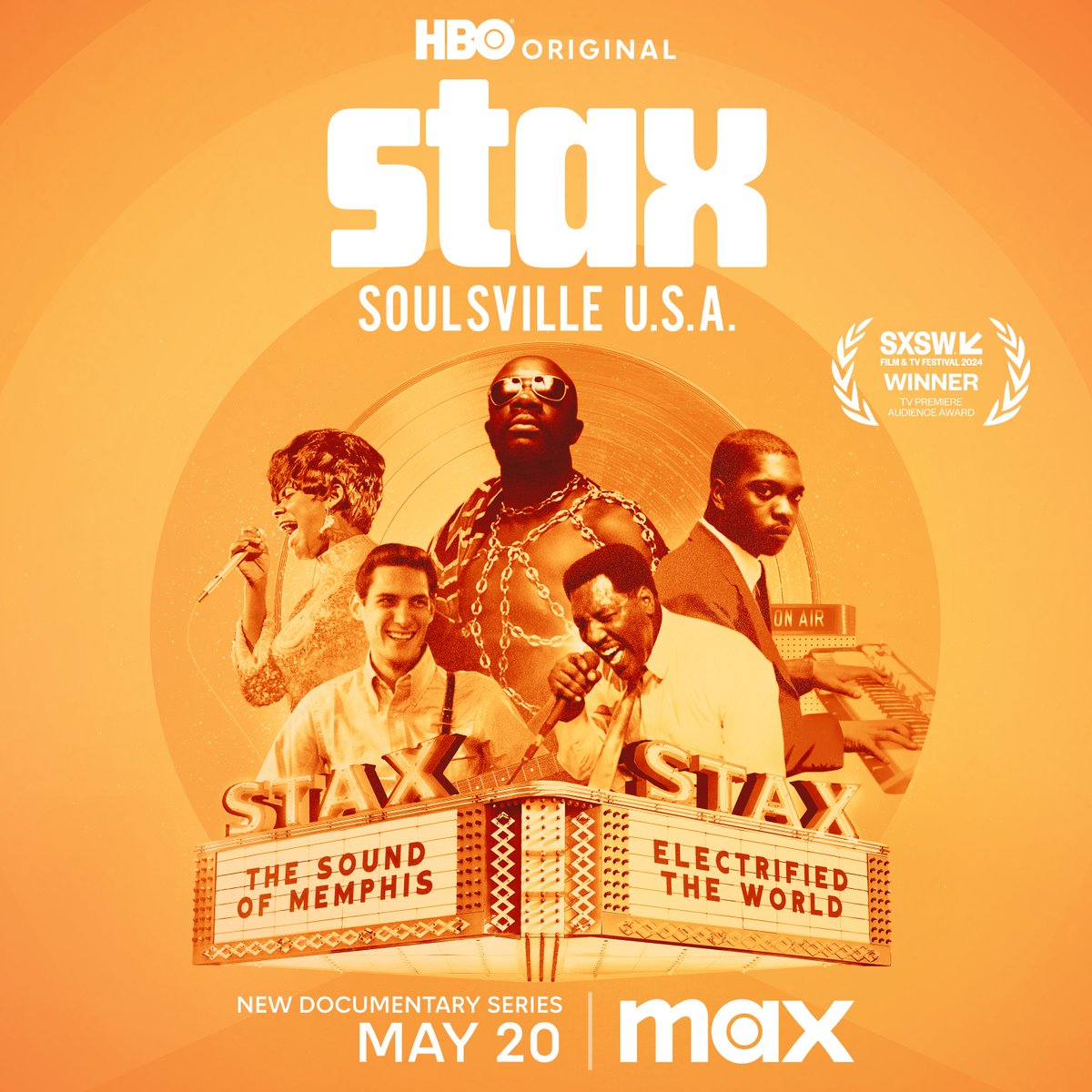 Save the date! 🌟 #STAX: Soulsville U.S.A., an @HBO Original Documentary Series, is coming May 20 to HBO and @StreamOnMax. Find out more and check out the trailer here: found.ee/soulsville-usa… #staxrecords #soulsville #hbo