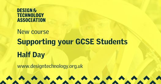 Take a look at this course if you need some help with supporting our GCSE students. A quick half-day online so no need to travel. Last chance to book a place - designtechnology.org.uk/training-and-e… #DTeducation #secondaryteacher #secondarydt #dtgcse