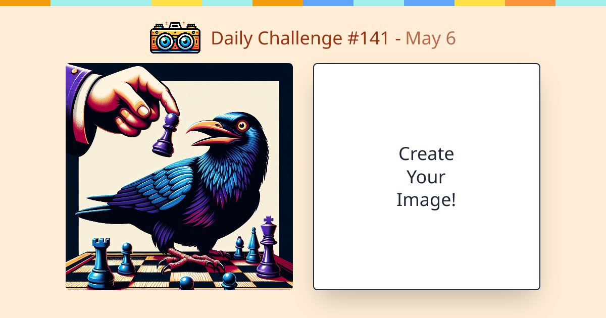 Want to IMPROVE your #AI prompting? Check out Twin Pics❗It's a game where you can practice #AI prompting. Every day a new image is posted & you're on a mission to to write a prompt in 100 characters or less.

sbee.link/cpd8ra9h64 via @chris__sev 
#aiined #edutwitter #techtips