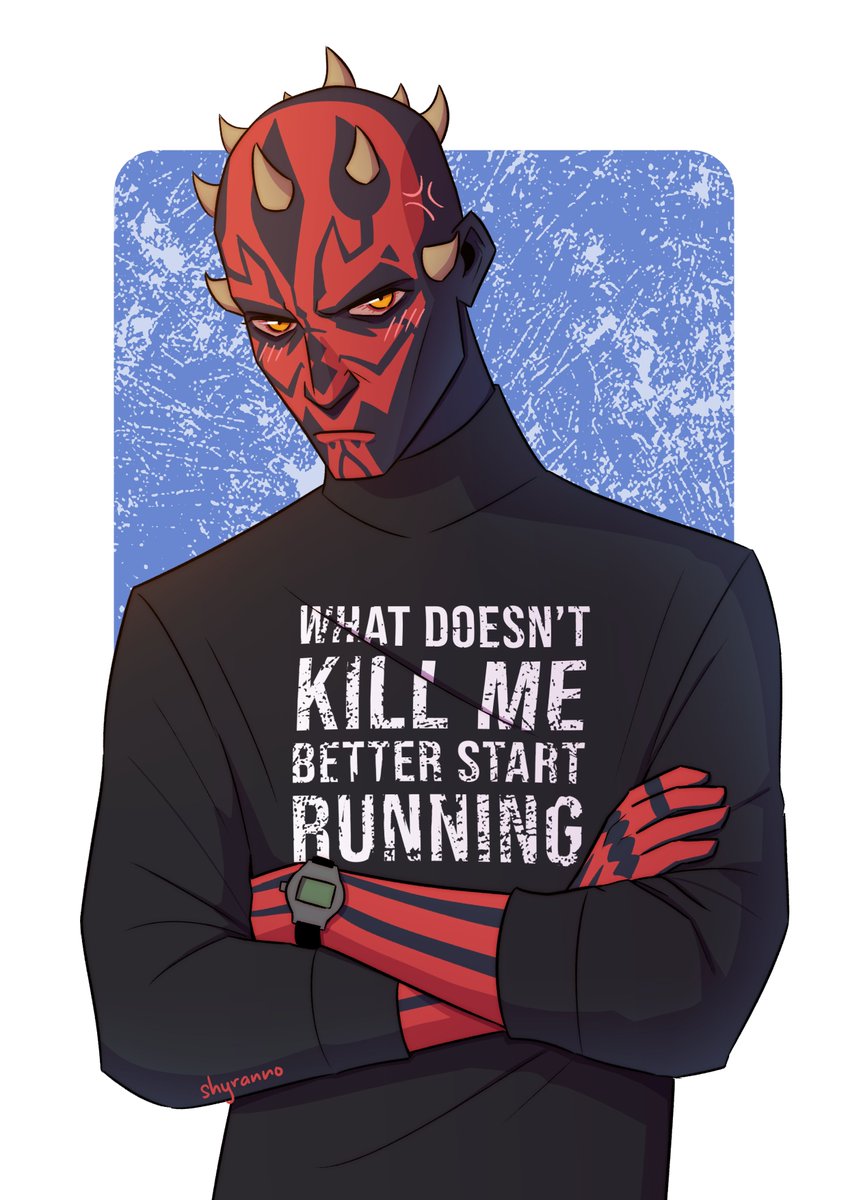 Shyranno's tweet photo. Day 15 of drawing Darth Maul until I get hired to draw him for Official Things #StarWars https://t.co/b9xGLywkwx
