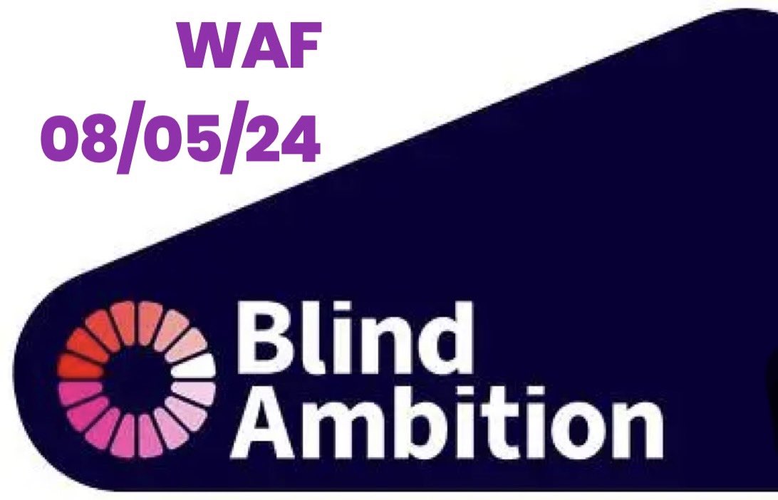 🔔‼️BlindAmbition invites you to join us for the Working Age Forum tomorrow evening.‼️🔔

Our Goal with the WAF is to provide a forum that is a safe space for people with visual impairments of a working age 
⏱️ 8th May 6:30pm-7:30pm

us02web.zoom.us/webinar/regist…