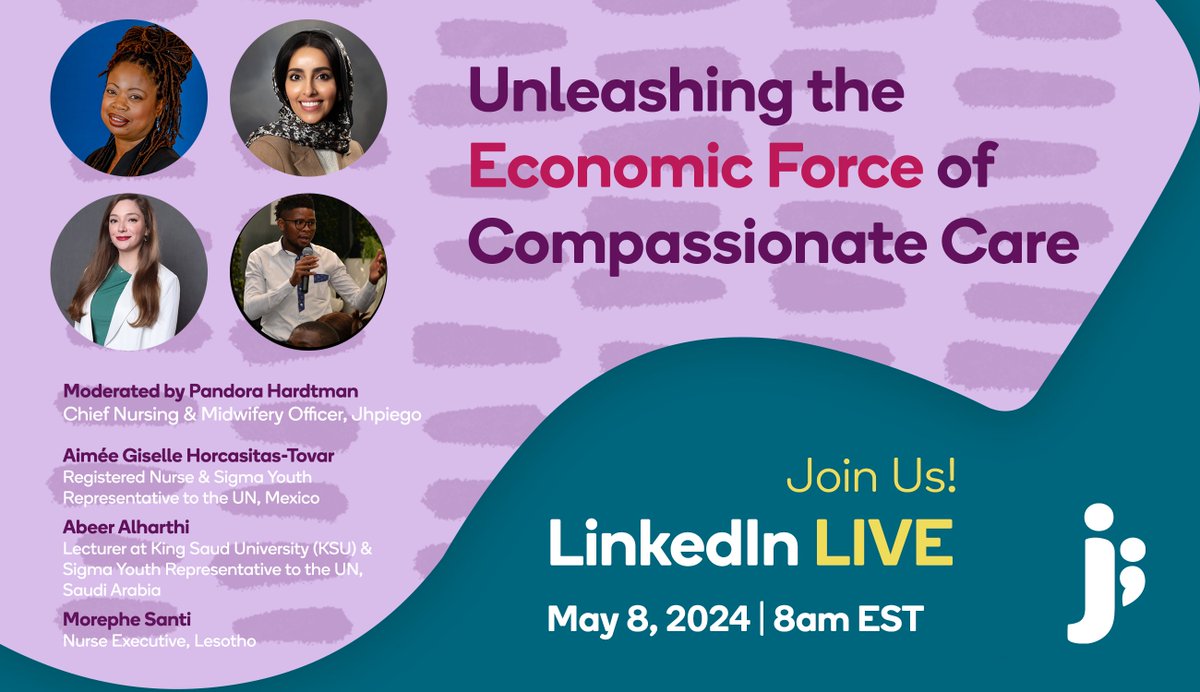 Join us TOMORROW for an incredible LinkedIn LIVE conversation between nurses & midwives worldwide. You don't want to miss this special #NursesWeek moment. Share with your colleagues and get ready for an inspiring conversation: linkedin.com/events/7186756…