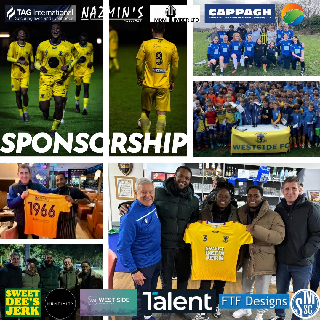 WestsideFc_'s tweet photo. 🟡🔵 Sponsorship Opportunities 🟡🔵

With the 23/24 season nearly over, we are looking to add sponsors to our Westside family. 

Gain exposure across our social media platforms and support our 3 men’s teams, 1 ladies and 42 youth teams. 

Get in contact: https://t.co/WLpEyCPxyb https://t.co/0F2CdU6k8a