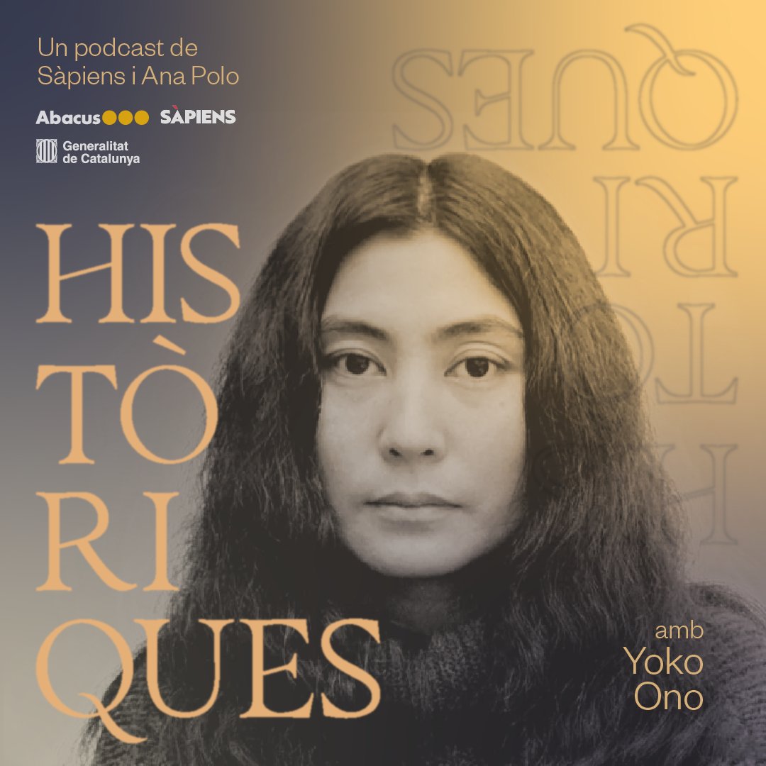 🎙Tothom sap qui és Yoko Ono. Perquè és una artista avantguardista, subversiva i innovadora? No. Perquè es va carregar The Beatles. O això diu la llegenda. 🎧 Li dediquem el capítol 2️⃣0️⃣ del pòdcast #Històriques, amb @anapolo___ i @abacusidea. 👉 sapiens.cat/podcast/yoko-o…