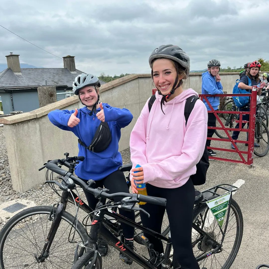 Our fourth years had a fabulous day cycling the Waterford Greenway. They completed a 22km cycle from Kilmacthomas to Dungarvan. #daysout #wellbeing #fun #waterfordgreenway #exercise #positivementalhealth #dungarvan #greenway #cork #school