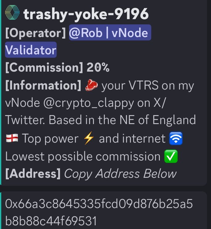 crypto_clappy's tweet image. Stake your Vitreus on my vNode.