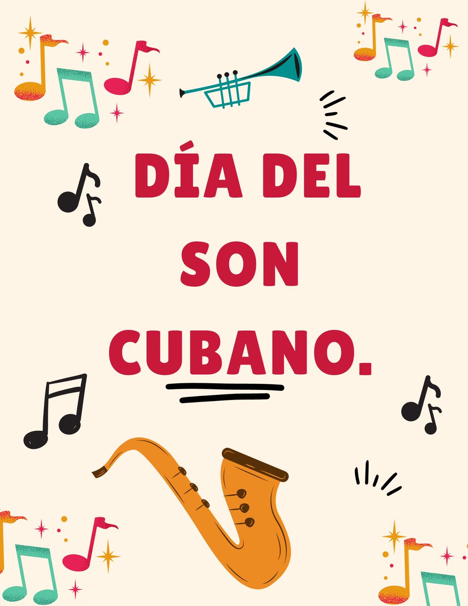 El Día del Son Cubano se celebra el 8 de mayo y fue instituido en el 2020, en homenaje a esta expresión músico-danzaria y al legado musical de sus grandes exponentes, Miguel Matamoros y Miguelito Cuní. #CiegodeAvila #Cultura @rocdecubano @JHGcasanova @vasilymenpe @Gg_2014Sandra