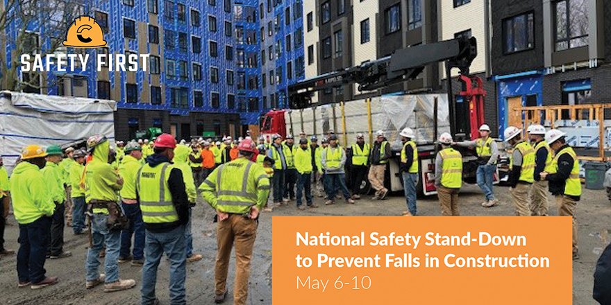 Cranshaw proudly joins <a href="/OSHA_DOL/">OSHA_DOL</a>'s Safety Stand-Down, May 6-10, raising awareness on fall hazards in construction. Jason from @wernerladderco joined us to share fall prevention best practices to avert accidents &amp; injuries.

For more: osha.gov/stop-falls-sta…

#SafetyFirst