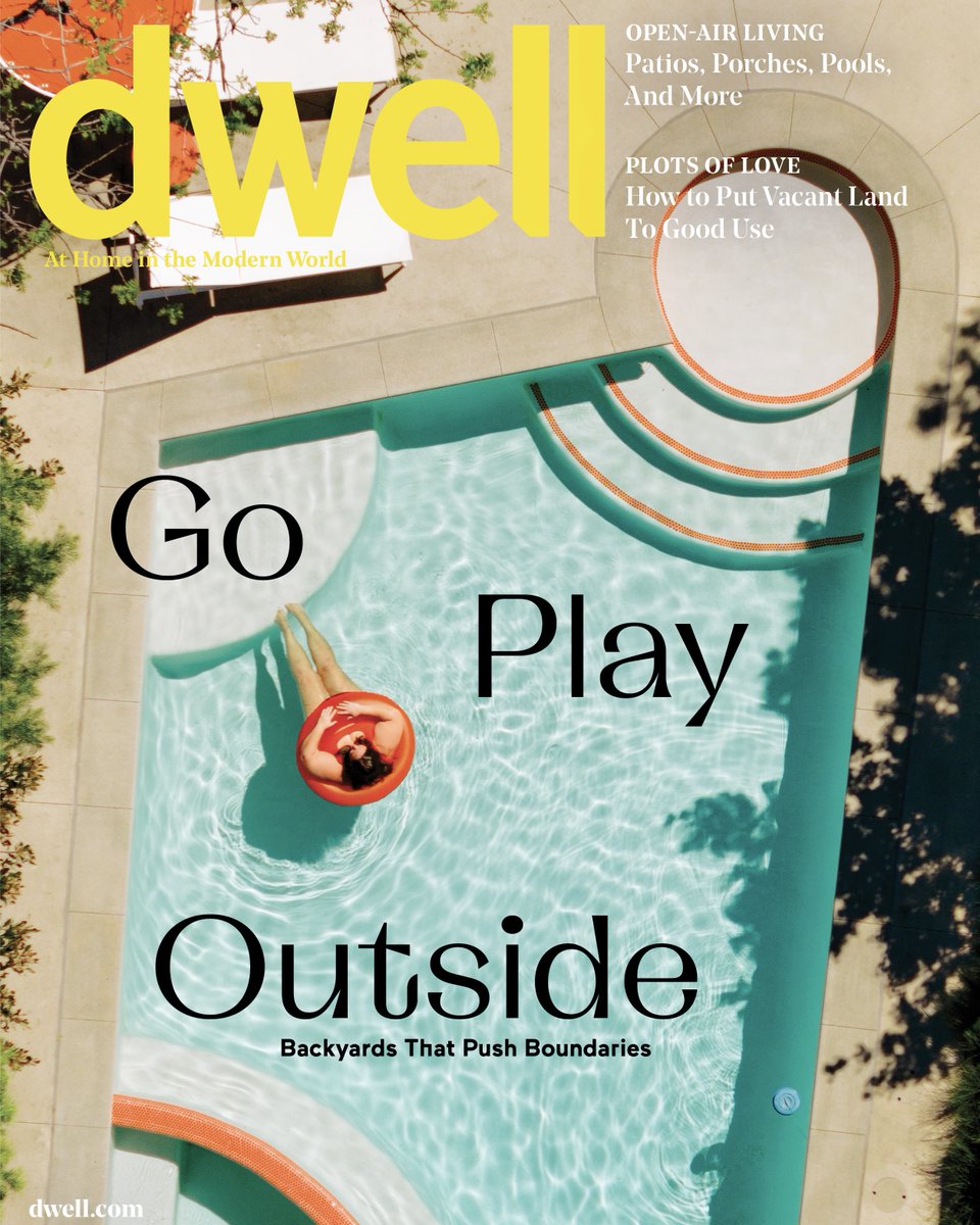 For our annual outdoor issue—available today—we traveled around the world to find well-designed pools, porches, patios, and all kinds of exceptional open-air living spaces. Check it out now: x.dwell.com/may-jun-2024