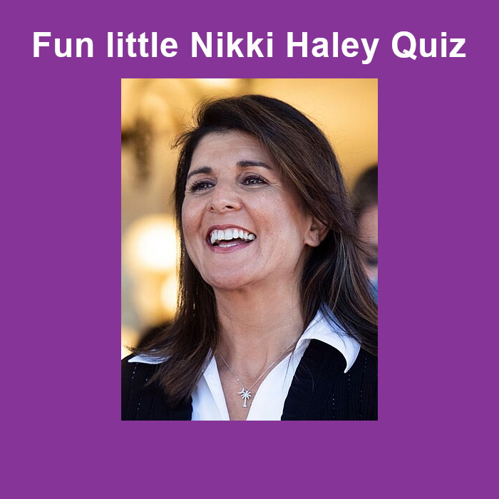How much do you know about Nikki Haley? Enjoy this fun little 10-question Nikki Haley quiz at FreeSpeedReads.com/nikki-haley-qu… (#NikkiHaley, #SouthCarolina, #Republican, #Nikki, #SouthCarolinaGovernor, #USAmbassador, #presidentialCandidate, #USPresident, #RepublicanCandidate)