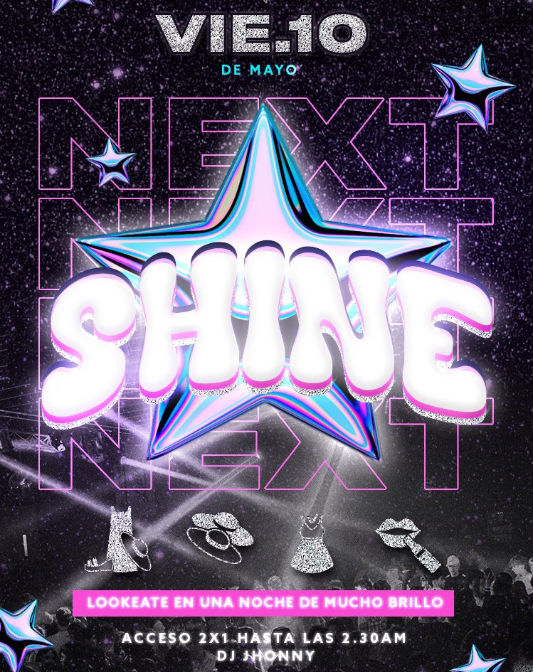 este VIERNES vas a brillar✨
#NextbyLatino
