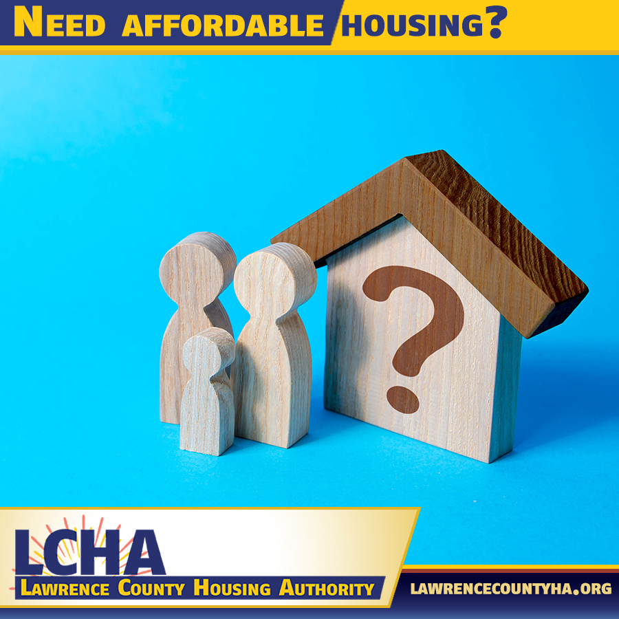 Visit lawrencecountyha.org today for more information on #housing in Lawrence County. #AffordableHousing #LawrenceCounty #LCHA