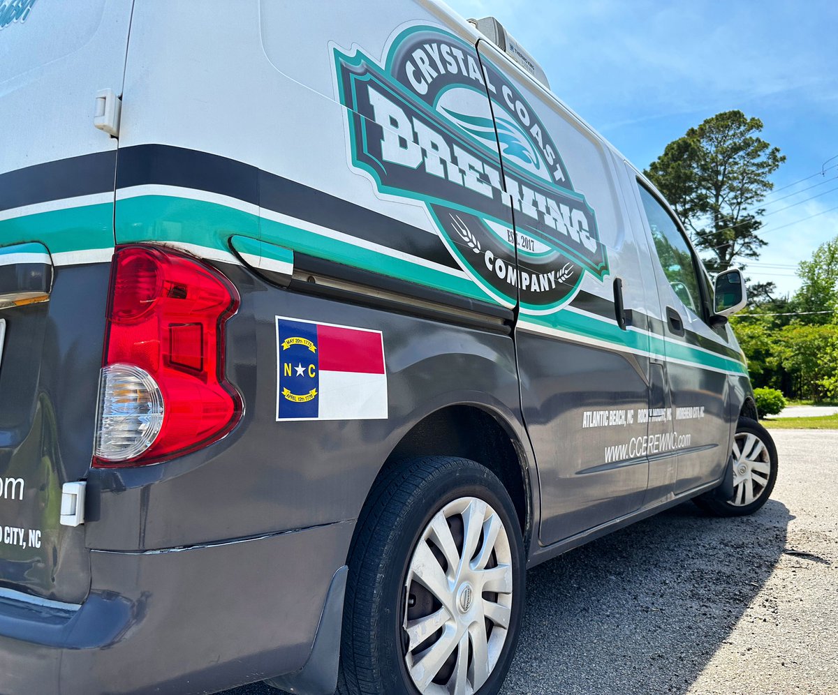 If you see the Crystal Coast van around town, give us a honk and a wave! We’re bringing a taste of the coast to many locations across NC, VA, and DC! Are you interested in having Crystal Coast on tap or on your shelves?? Send us an email at crystalcoastbrewingsales@gmail.com.
